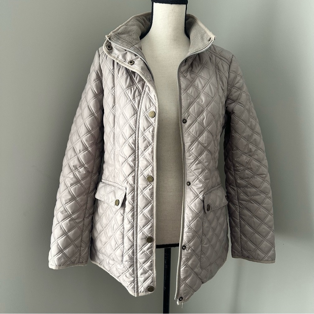 Lucky Brand Women’s Quilted Jacket Coat With Fleece